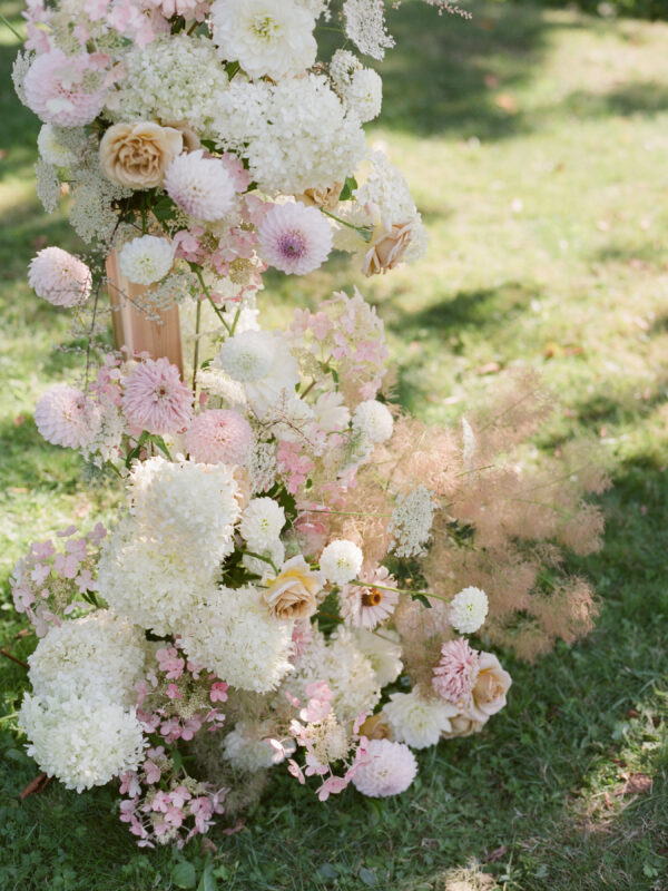 Chuppah Floral Installation designed by seattle wedding florist noctua florals
