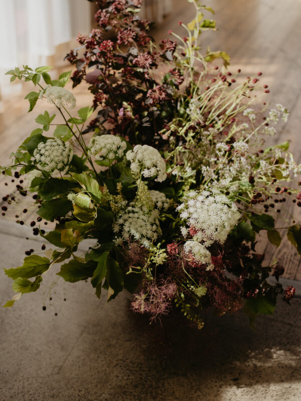 Large floral arrangements for a seattle wedding