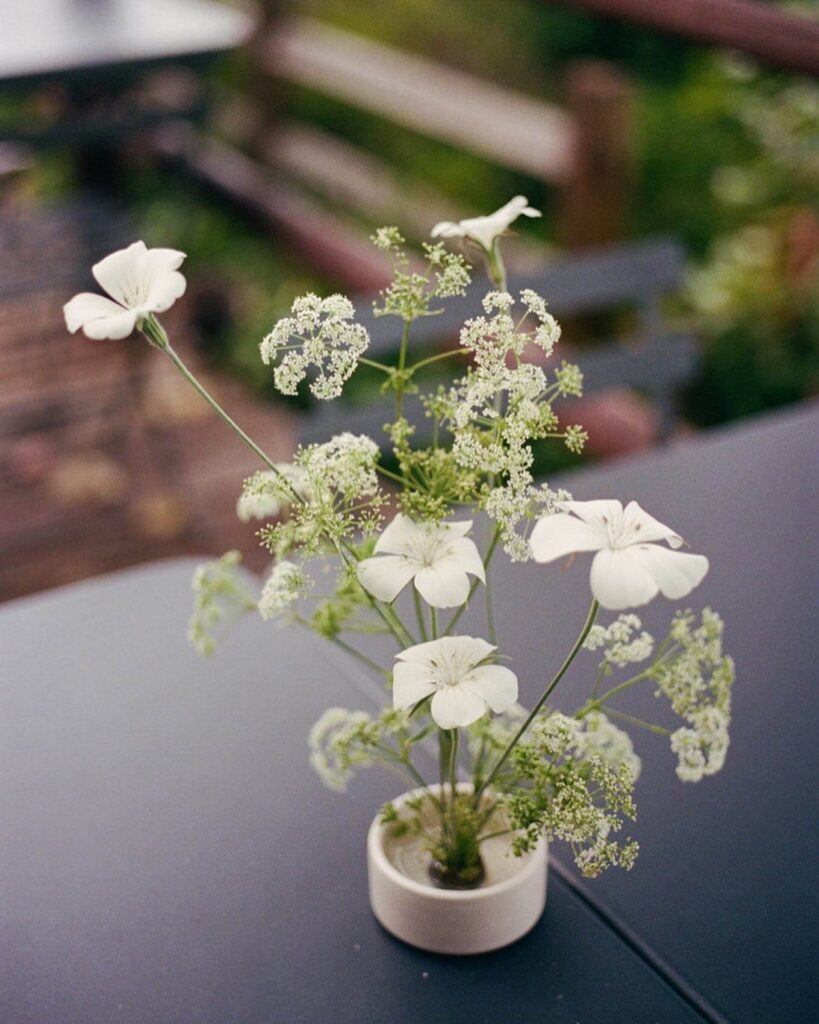 ikebana floral arrangement